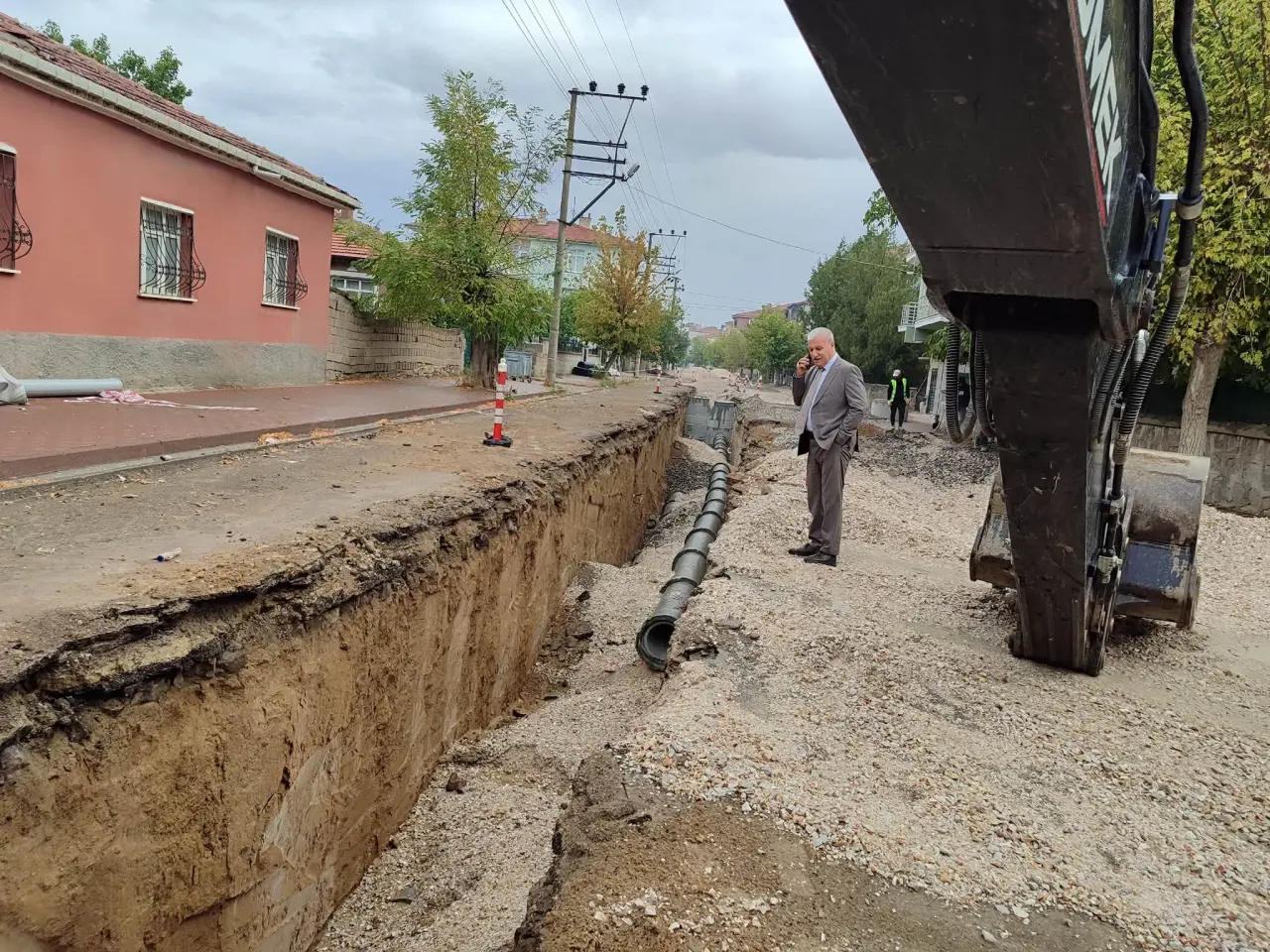 Konya Kulu’da altyapı ve üstyapı çalışmaları sürüyor