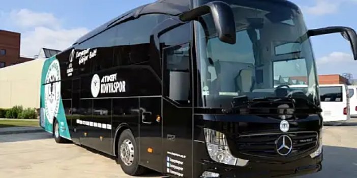 Konyaspor'un takım otobüsüne haciz geldi!