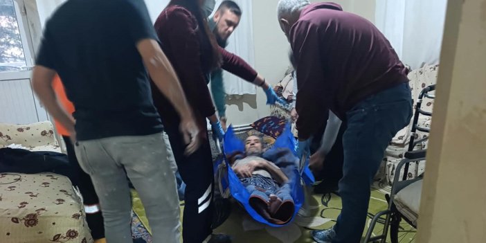 Konya’da komşu ihbarı hayat kurtardı! Engelli vatandaş 10 gün sonra yardım gördü