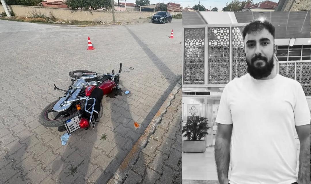 Konya'da motosiklet kazası can aldı!