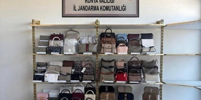 Konya’da kaçak çanta operasyonu: 530 adet çanta ele geçirildi