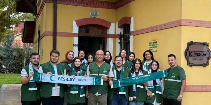 Yeşilay Konya’dan Genç Yeşilay’a güçlü destek