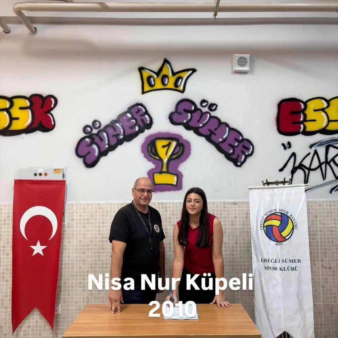 Karapınarlı Nisa Küpeli’den voleybolda gururlandıran başarı
