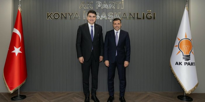 Bakan Yardımcısı Heybet'ten AK Parti Konya İl Başkanı Özgökçen'e ziyaret