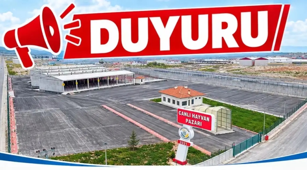 Konya’da Canlı Hayvan Pazarı geçici olarak kapanıyor