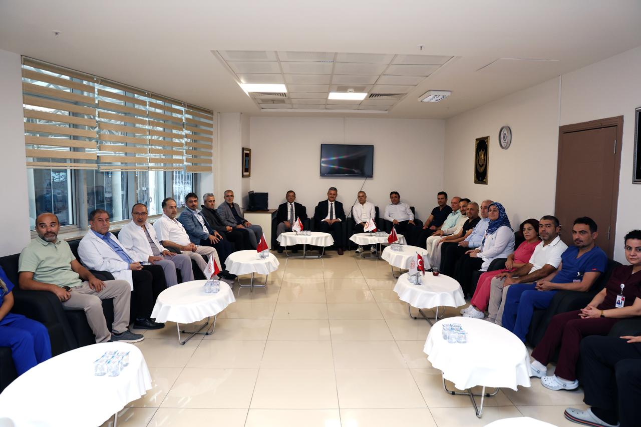 Konya İl Sağlık Müdürü'nden sağlık çalışanlarına ziyaret
