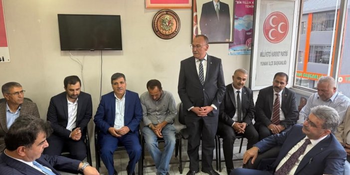 MHP Yunak İlçe Başkanlığı anlamlı bir buluşmaya ev sahipliği yaptı