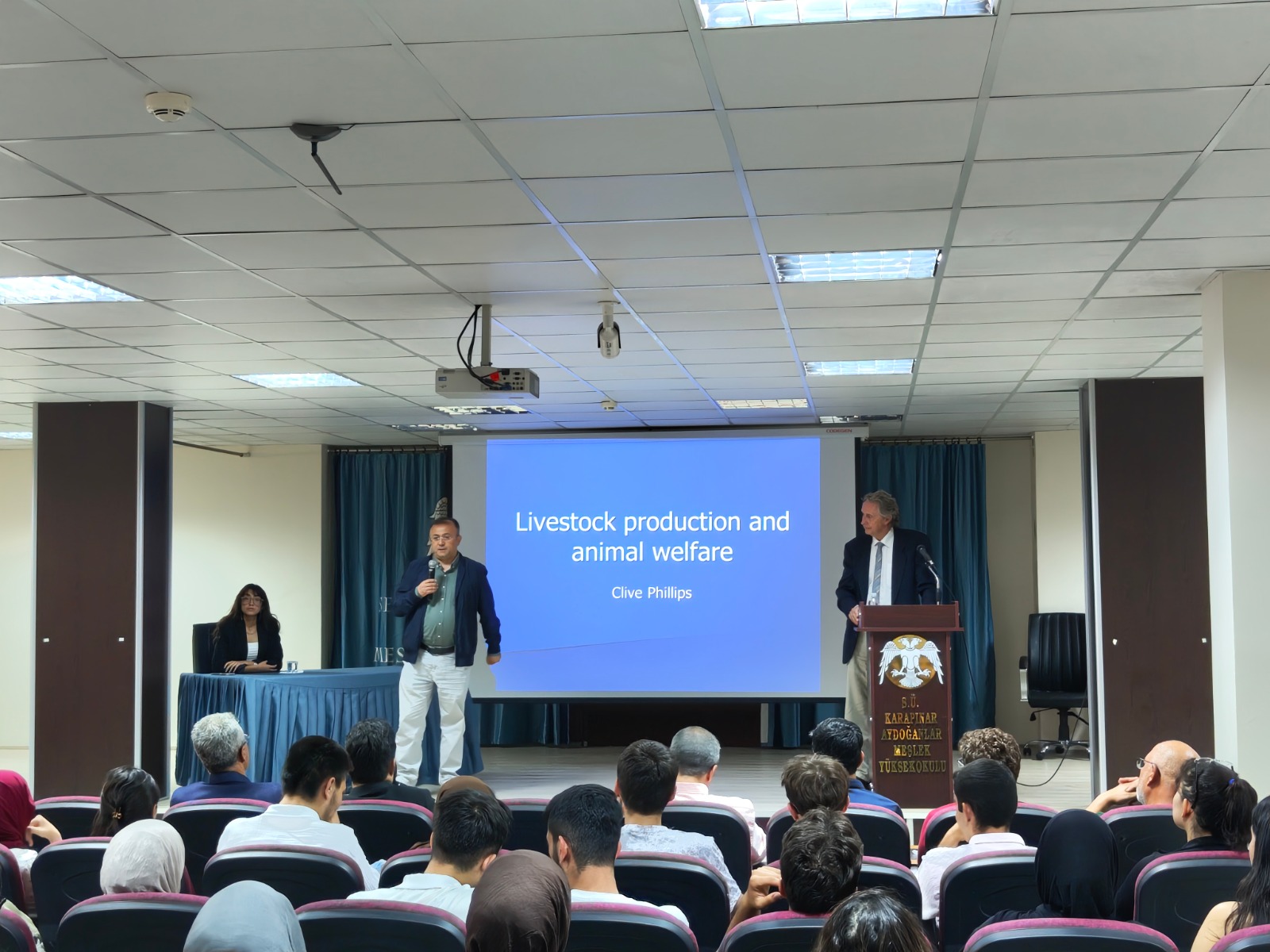 Karapınar Aydoğanlar Meslek Yüksekokulu’nda “Hayvancılık Üretimi ve Hayvan Refahı” Semineri