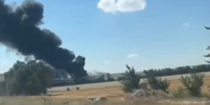 Konya'da bir tarım firmasında yangın! Bir anda büyüdü!