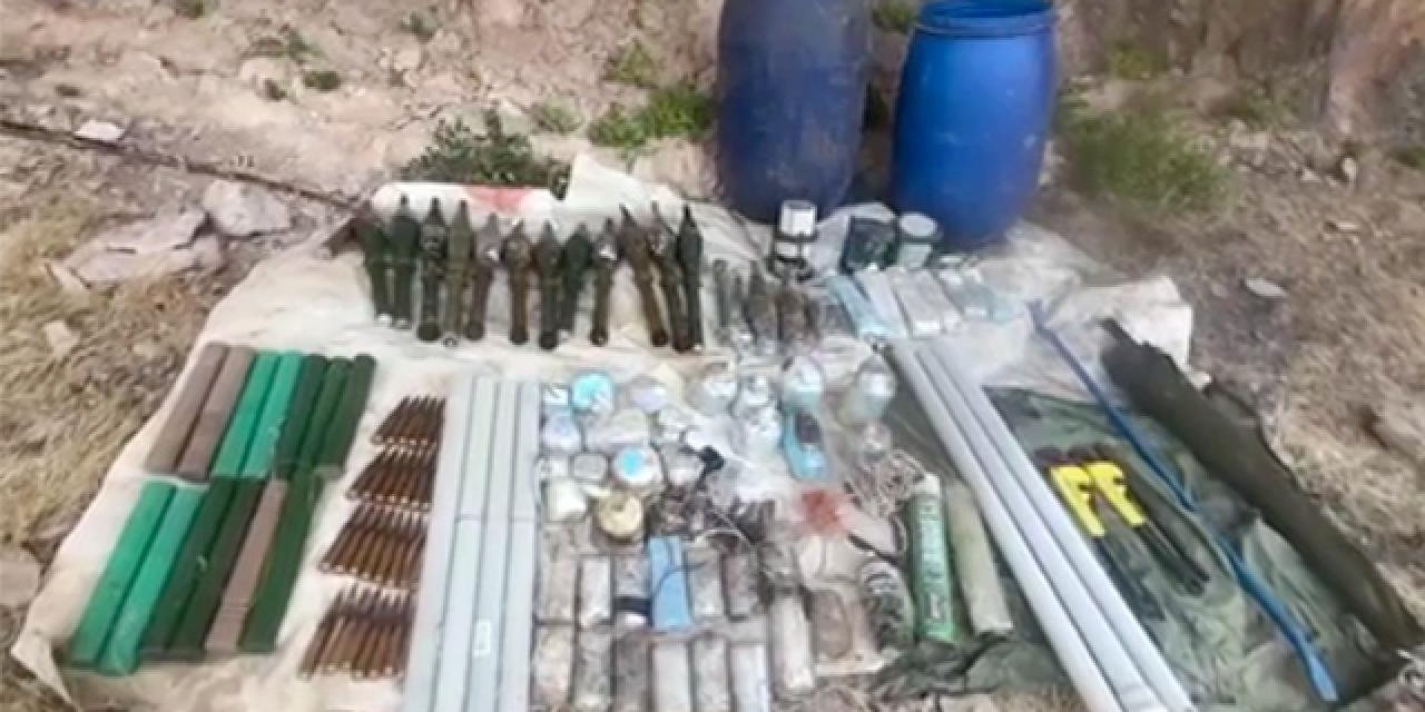 Pençe-Kilit'te çok sayıda mühimmat ele geçirildi