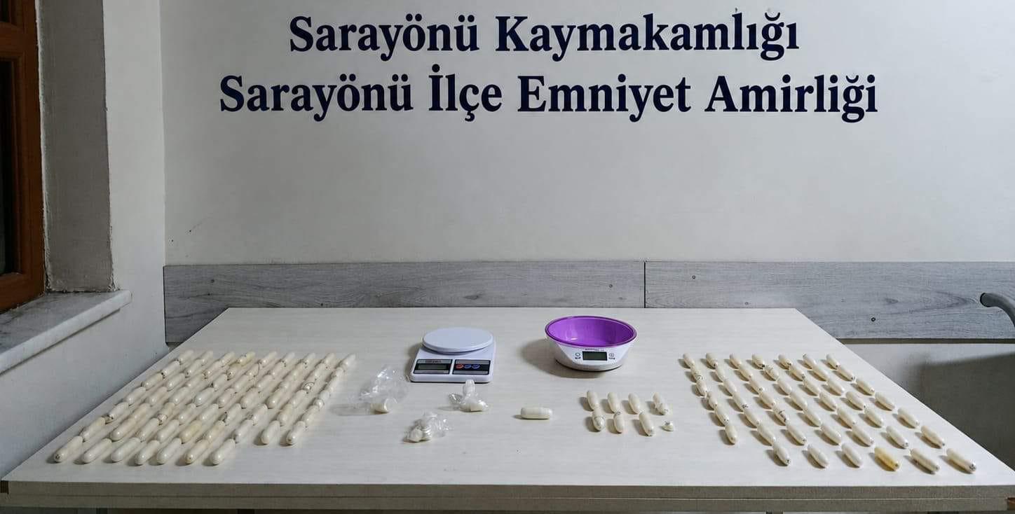 Konya’da uyuşturucu operasyonu: Valizlerden 1 kilo 203 gram metamfetamin çıktı