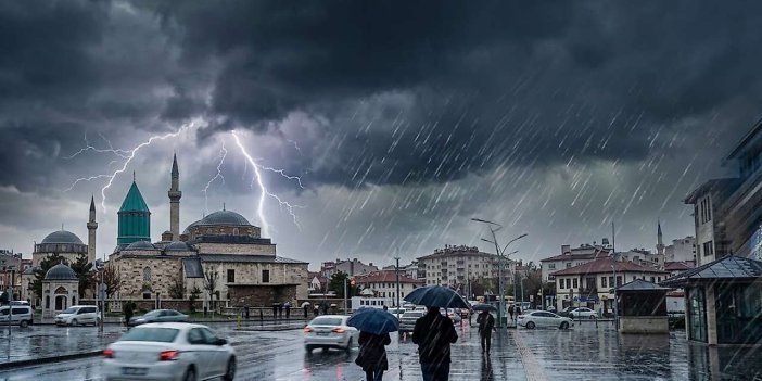 Konya için sağanak uyarısı! AKOM tarih verdi