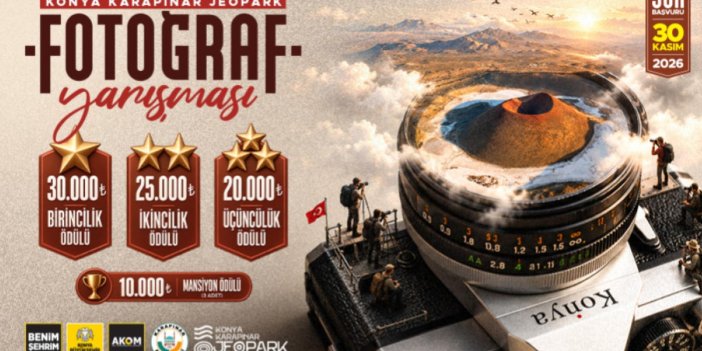 Konya Büyükşehir'den “Konya Karapınar Jeopark Fotoğraf Yarışması”