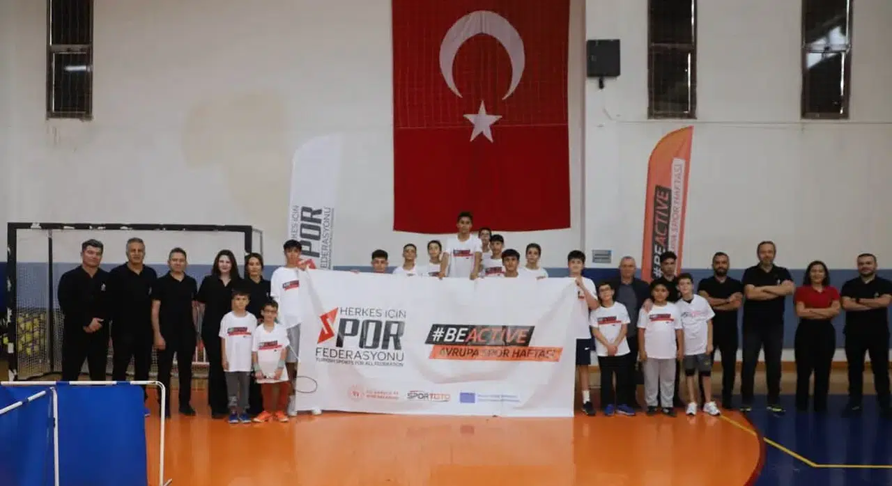 Konya’da Avrupa Spor Haftası’nda badminton heyecanı