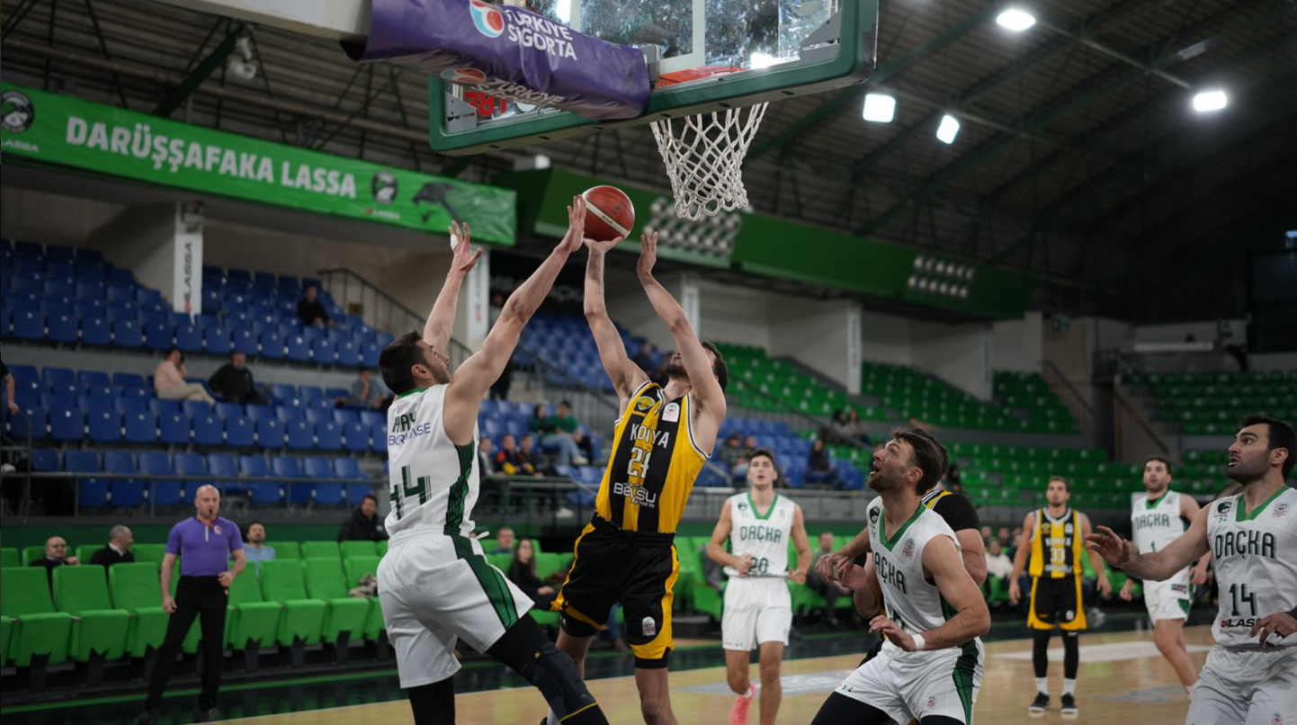 Konya BBSK, Mersin deplasmanında kaybetti