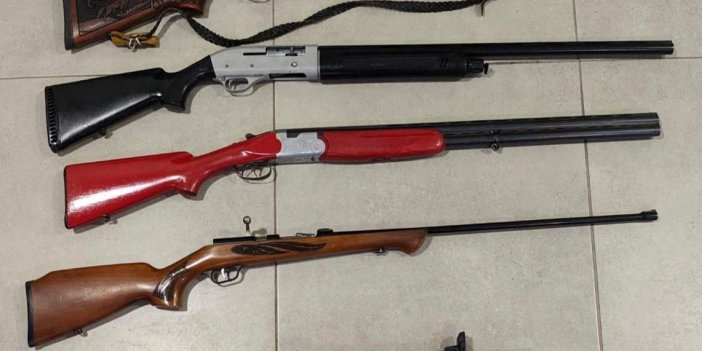 Konya’da evden cephanelik çıktı: 6 ruhsatsız tüfek ele geçirildi!