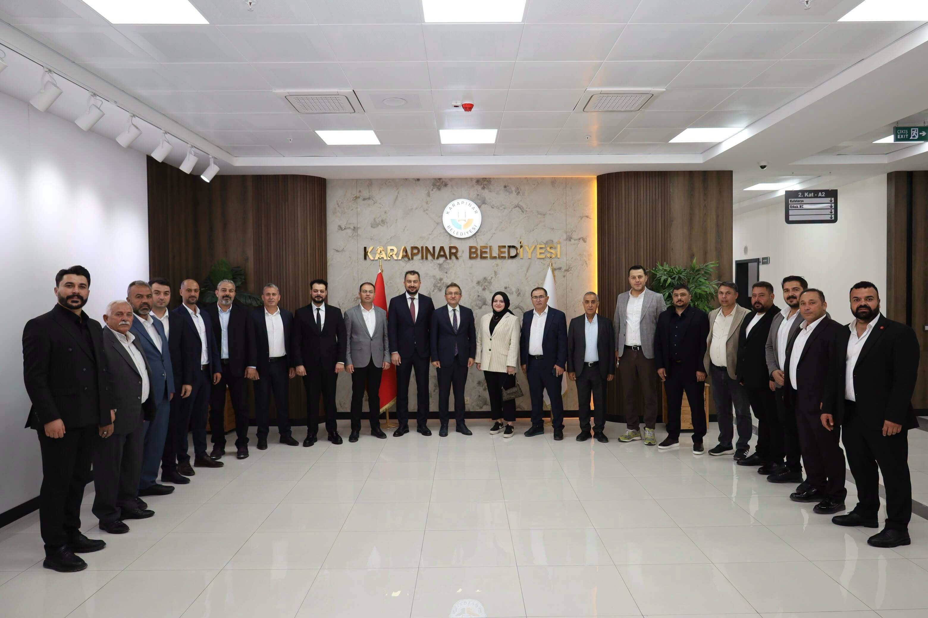 Karapınar Ticaret ve Sanayi Odası Başkan Adayından Belediyeye Ziyaret