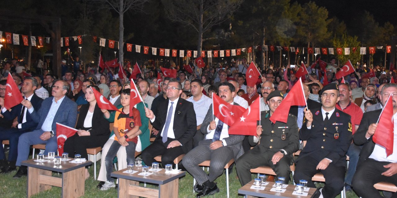 Karapınar'da 15 Temmuz zafer coşkusu yaşandı