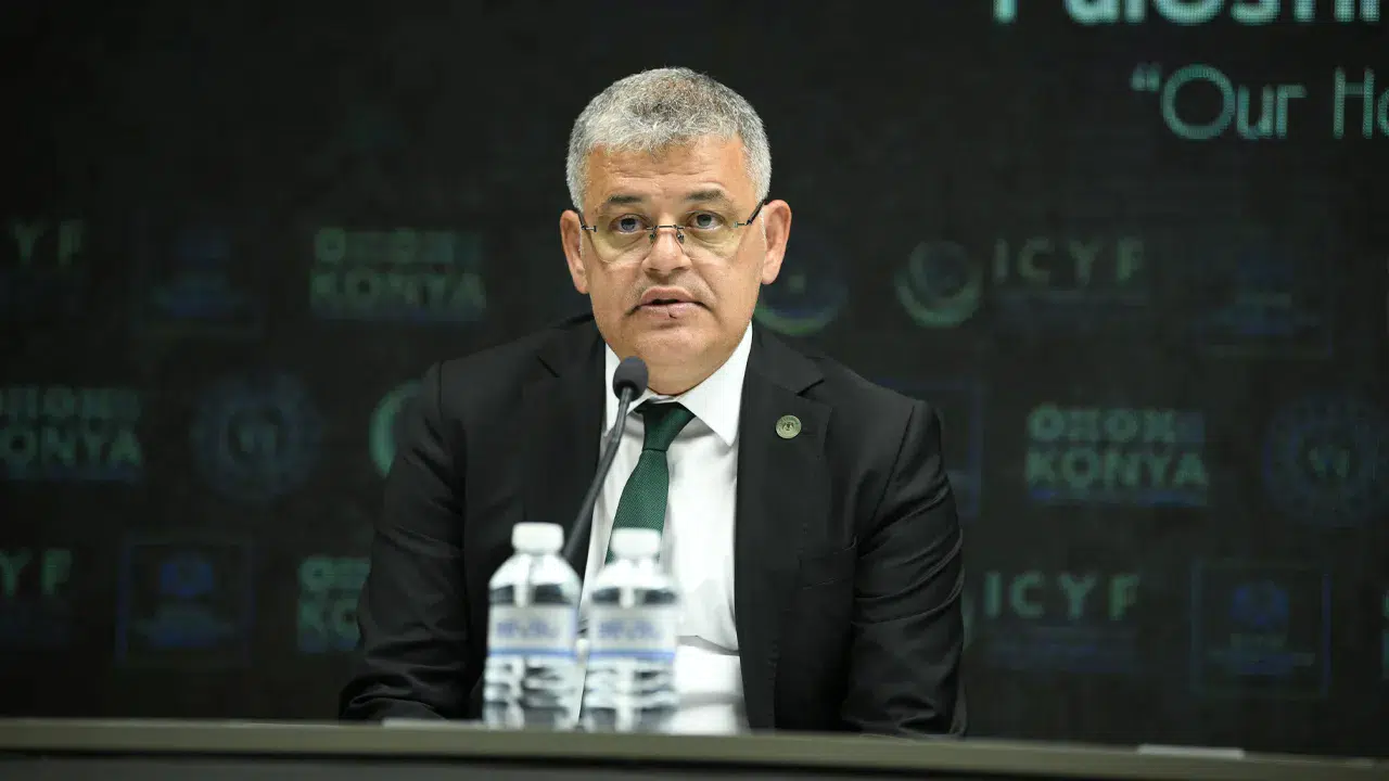 Konya’da Konyaspor-Filistin Milli Takımı maçı öncesi Başkan Atiker’den davet
