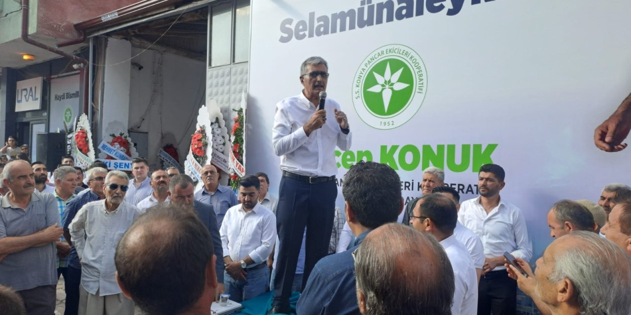 Konuk, Çumra seçim irtibat bürosunu açtı