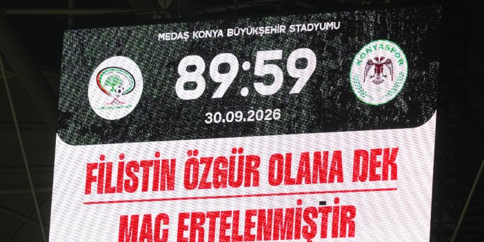 Konyaspor-Filistin dostluk maçı dünya basınında!