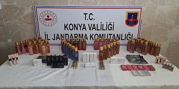Konya’da kaçakçılık operasyonu: 915 bin liralık ürün ele geçirildi