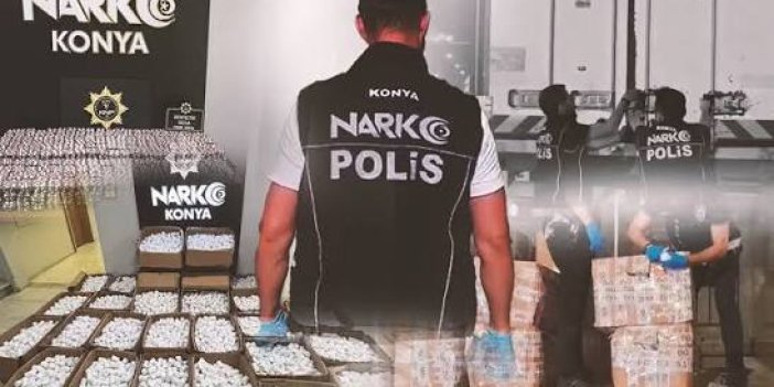 Konya'da uyuşturucu operasyonunda yakalanan 70 şüpheliden 10'u tutuklandı