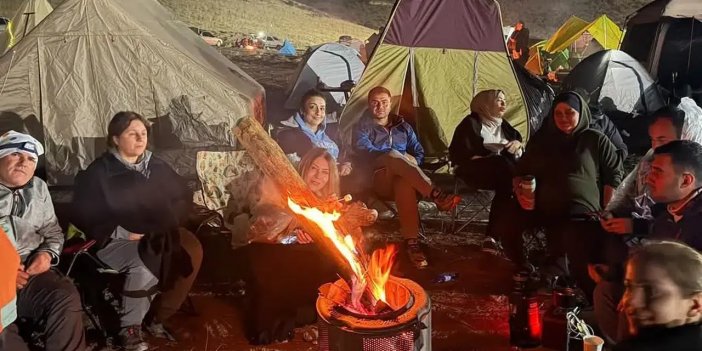 Konya'nın büyük kamp etkiliğinde ateş başında buluştular!