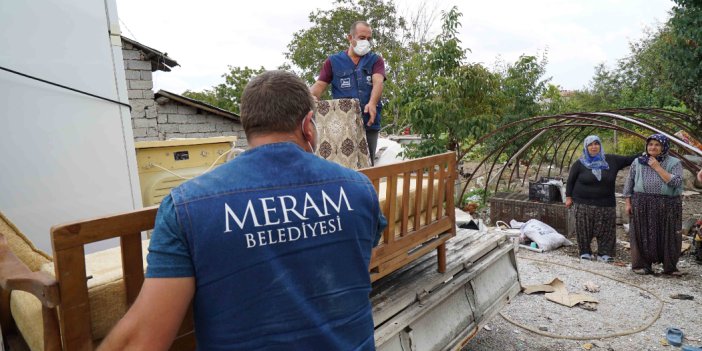 Meram Belediyesi’nden ihtiyaç sahiplerine 128 milyon liralık destek
