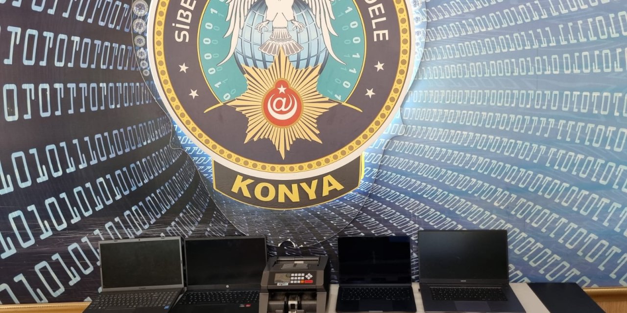 Konya'da internet dolandırıcılarına operasyon: 8 kişi tutuklandı