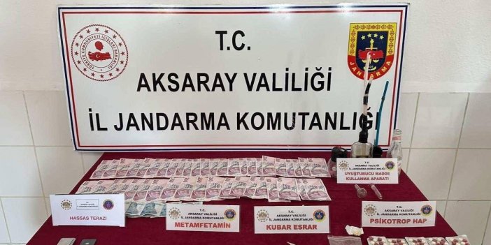 Konya’dan Aksaray’a uyuşturucu sevkiyatına jandarma engeli: 2 tutuklama