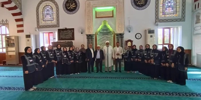 Hafız Kız Anadolu İmam Hatip Lisesi’nden Camiler Haftası’nda anlamlı ziyaret