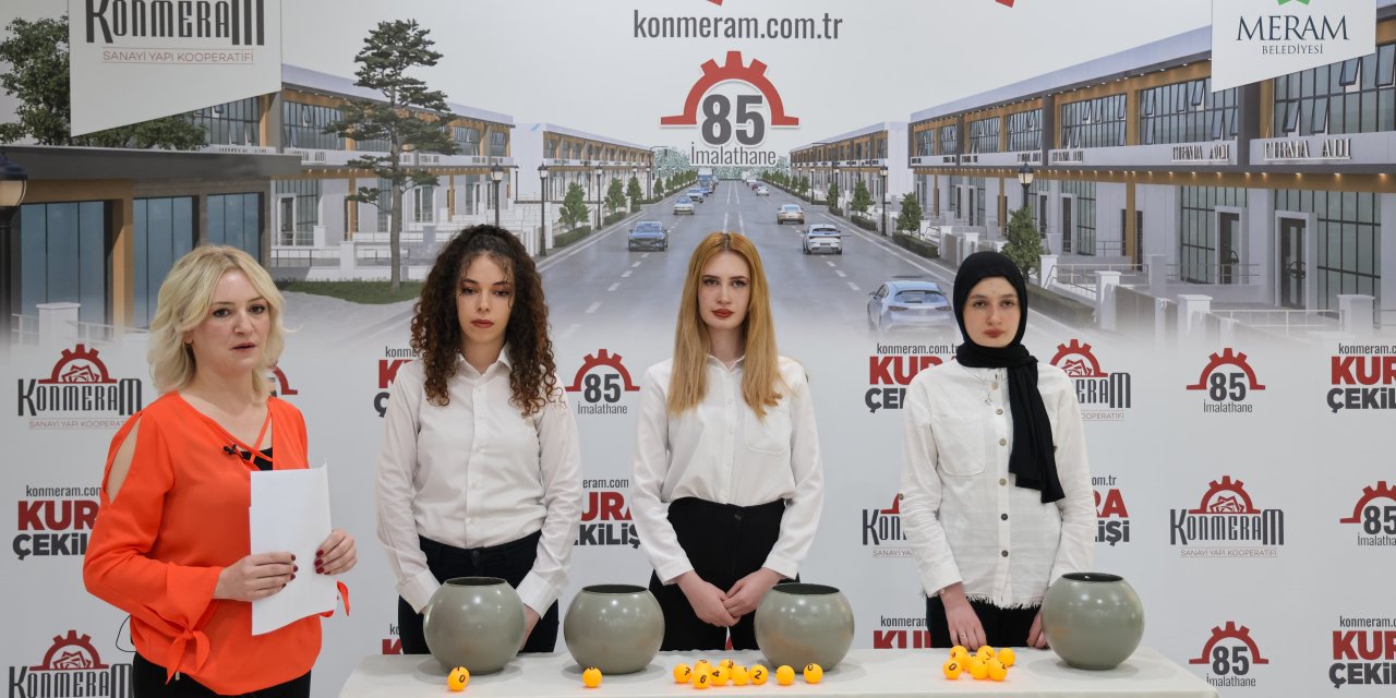 Meram’ın büyük sanayi hamlesinde kuralar çekildi