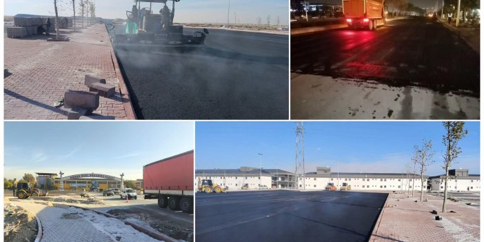 Konya’da Ulaşım İçin Asfalt ve Kavşak Çalışmaları Sürüyor