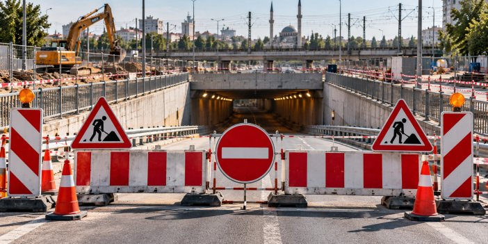 Konyaray çalışmaları nedeniyle o alt geçit 2 gün boyunca kapalı olacak