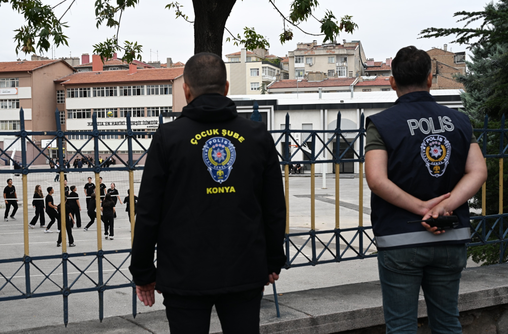 Konya’da Okul Çevrelerinde Güvenlik Denetimleri Sürüyor