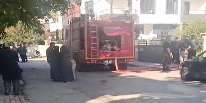 Konya'da psikolojik sorunları olan bir kadın evini ateşe verdi