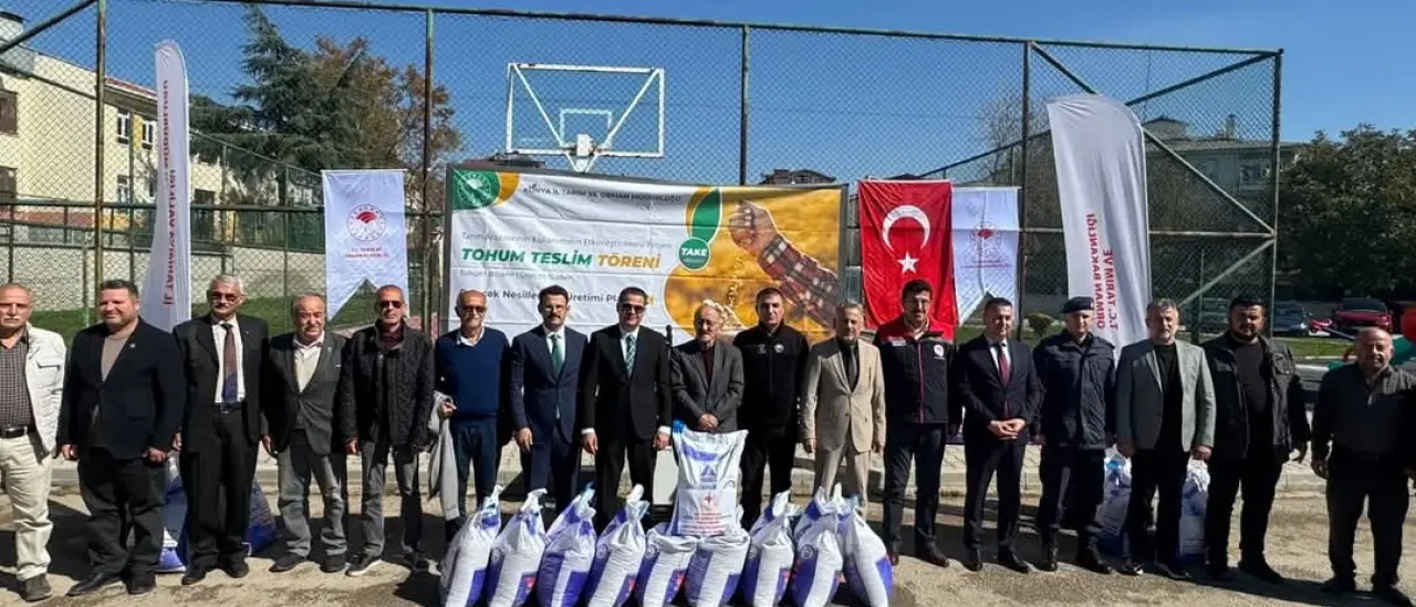 Konya’da kırmızı mercimek üreticilerine tohum desteği
