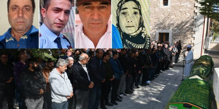 Afyonkarahisar'daki kazada hayatını kaybeden 4 kişi Konya'da son yolculuklarına uğurlandı