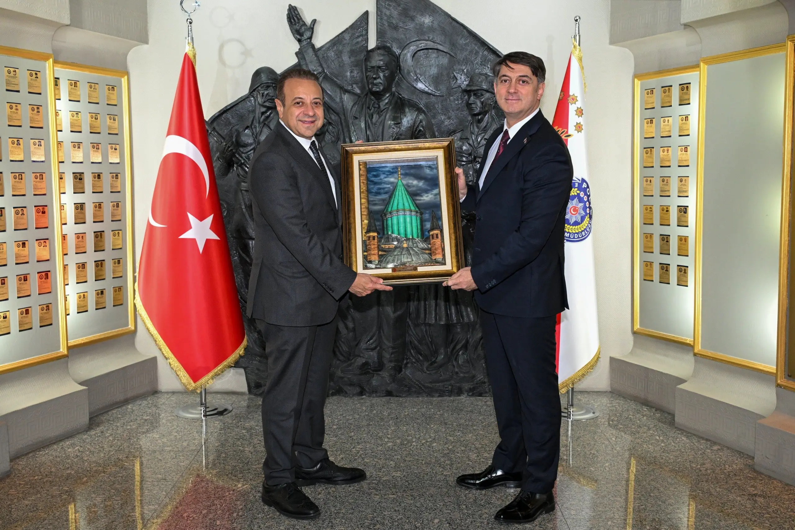 Egemen Bağış’tan Konya İl Emniyet Müdürü Necmettin Koç’a ziyaret