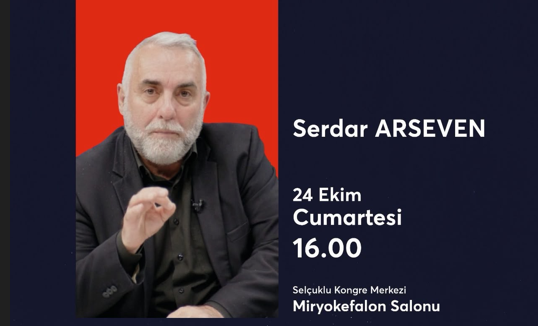 Gazeteci Serdar Arseven Konya Kitap Günleri’ne Geliyor