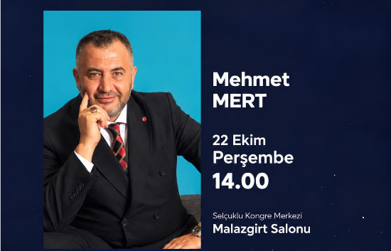 Mehmet Mert’ten Konya Kitap Fuarı’nda “İnsan Olabilmek” Konferansı