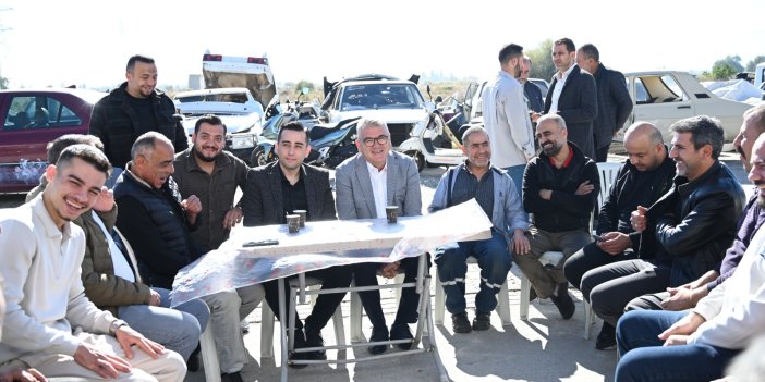 Seydişehir Belediye Başkanı Hasan Ustaoğlu sanayide gençlerle kahvaltıda buluştu