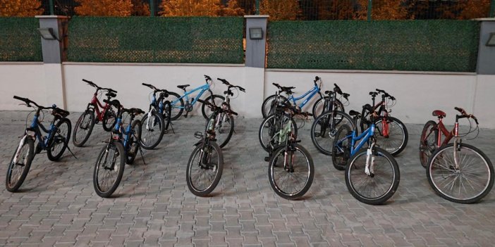 Konya'da bisiklet hırsızlığı operasyonu: 8 şüpheli tutuklandı!
