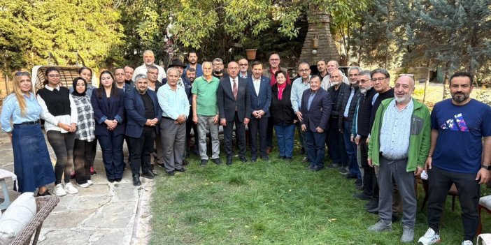 Konya'da Gazeteciler geleneksel sucuk ekmek buluşmasında bir araya geldi
