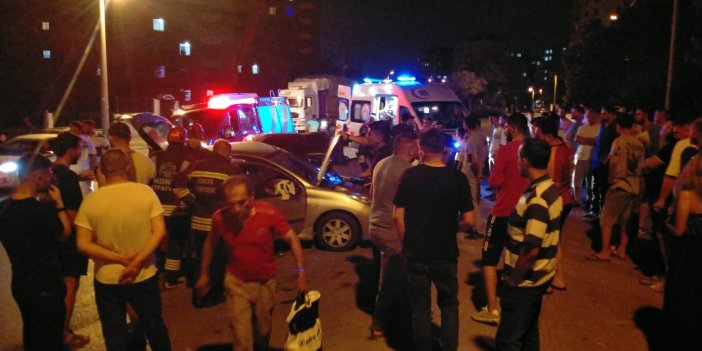 Konya'da direksiyon hakimiyetini kaybeden sürücü başka bir araca çarptı