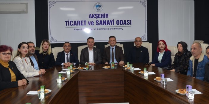 CHP, Akşehir’de iş dünyasının sorunlarını dinledi