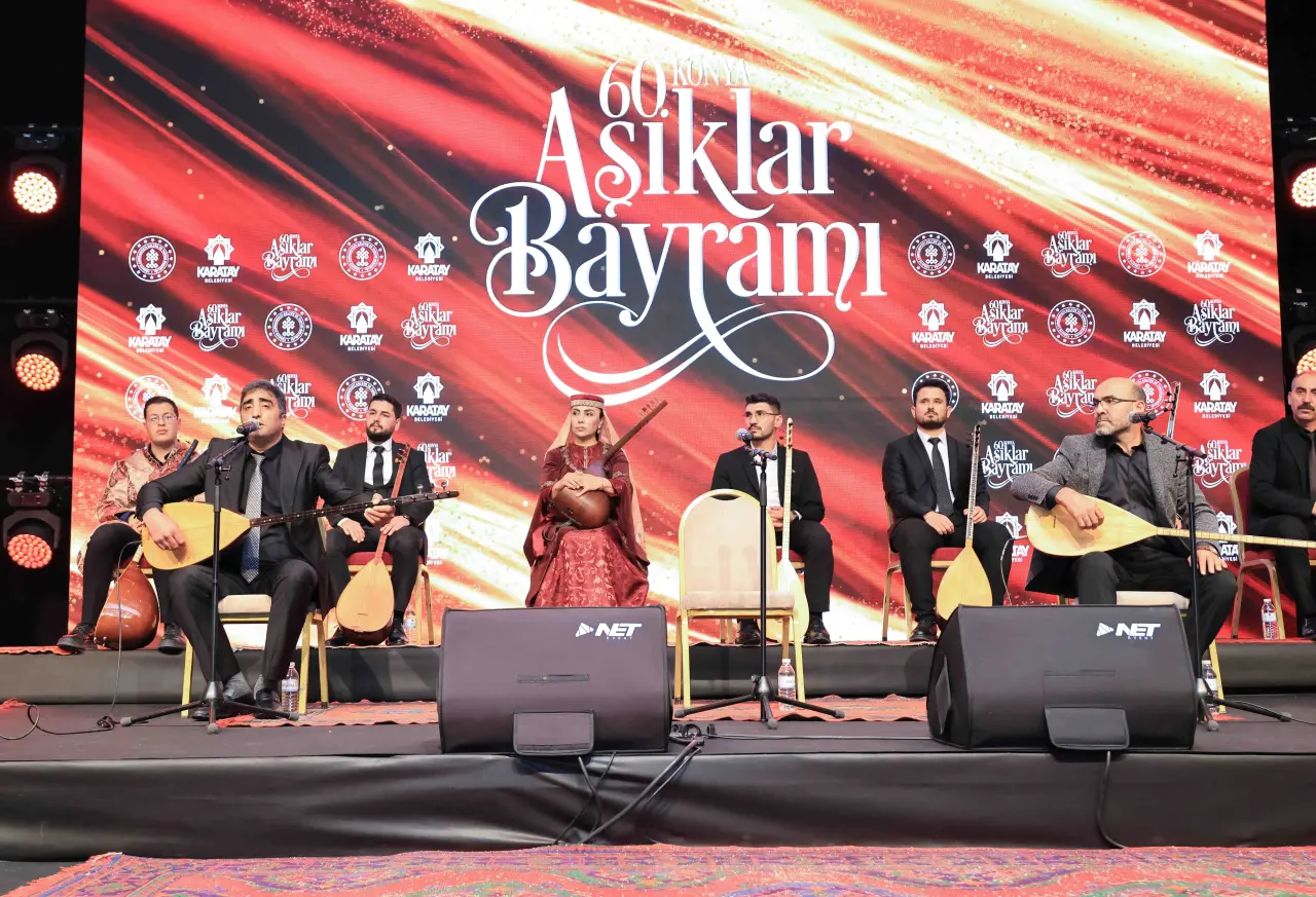 Konya’da 60. Âşıklar Bayramı coşkuyla sona erdi