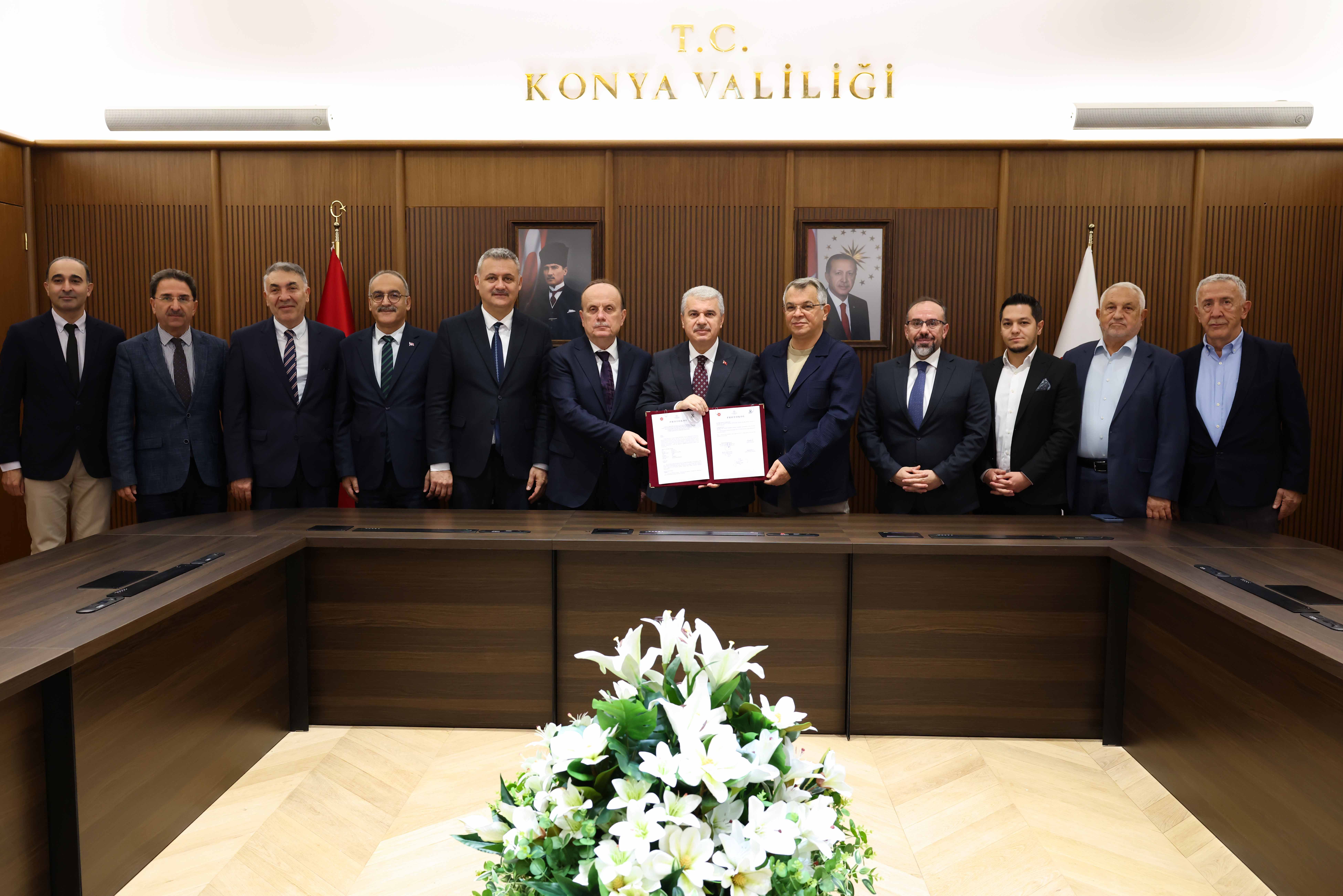 Konya Şehir Hastanesi Camii İçin Protokol İmzalandı