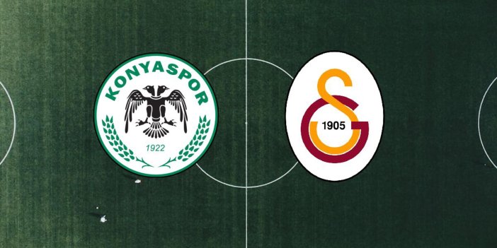 Konyaspor–Galatasaray maçının ilk 11’leri belli oldu
